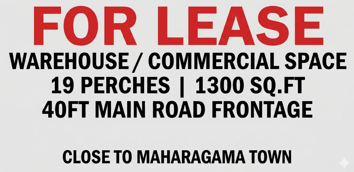 Commercial / Warehouse for Lease in Maharagama | 19 Perches