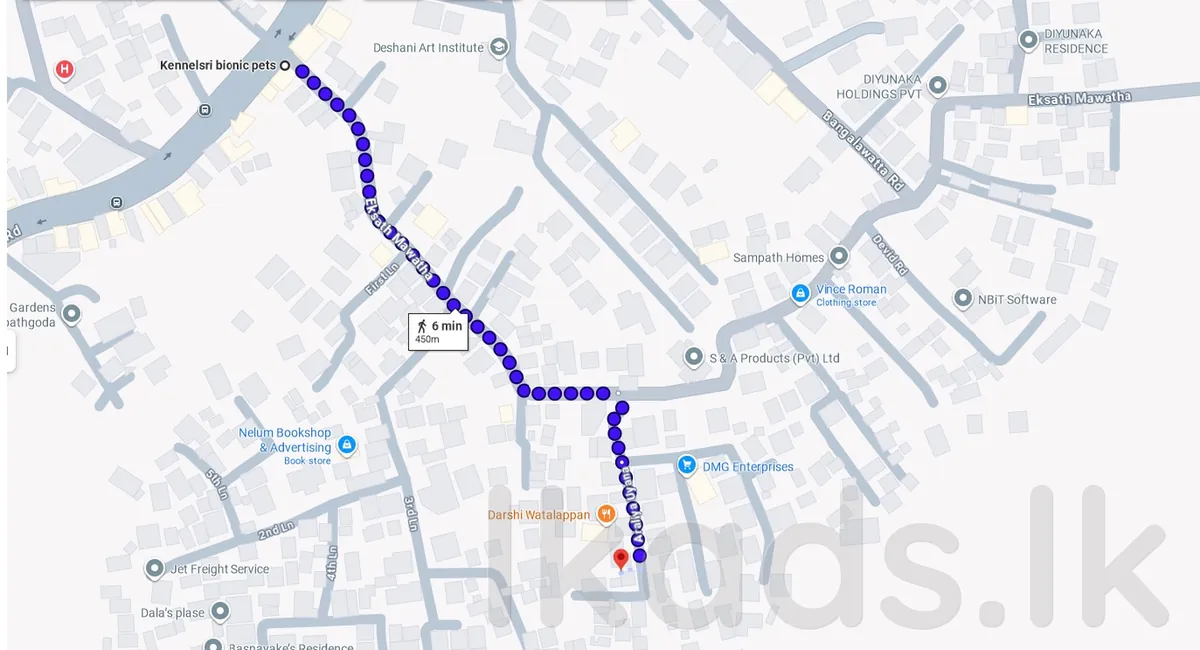 Land for Sale – Mahara Eksath Mawatha