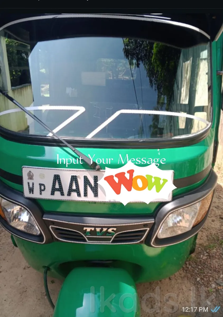 TVS Three-Wheeler for Sale 2014