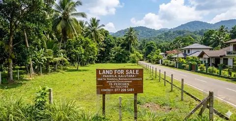 කළුතර - පන්විල පර්චස් 9.85ක ඉඩමක් විකිණීමට