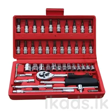 46Pcs Tool Set / 46 pcs Socket set / 46pcs 1/4-Inch Socket Set