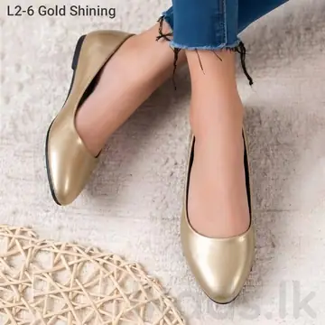 Premium Shining Pointed Toe Flat Shoes for Women