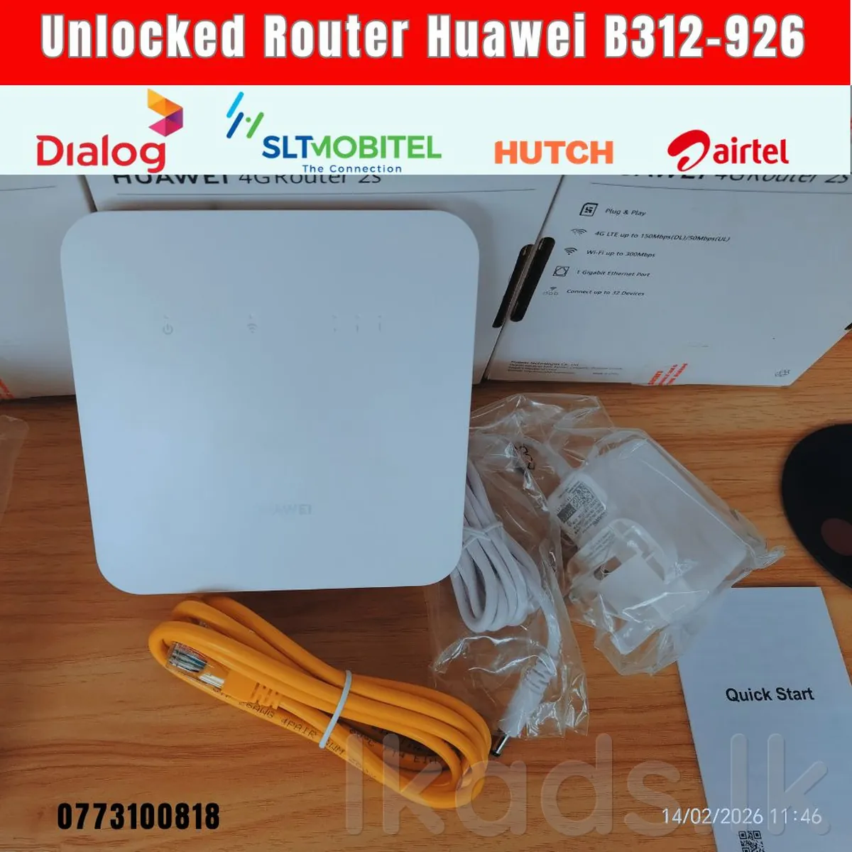 Unlocked Original Huawei 4G Router photo 4
