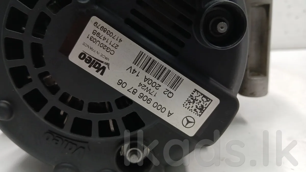 MERCEDES BENZ W253 GLC43AMG 2017 ALTERNATOR GENERATOR 200A A0009068706 photo 5