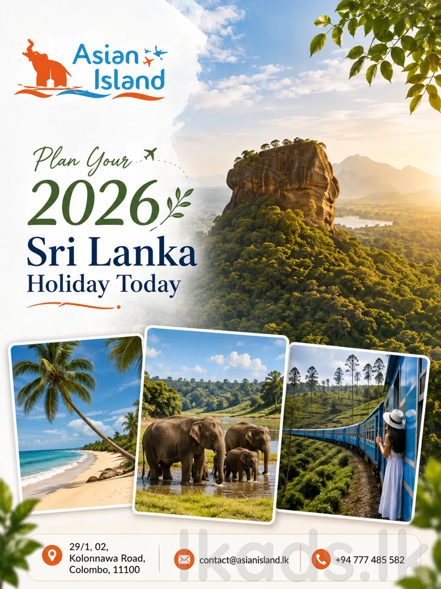 Plan Your 2026 Sri Lanka Holiday Today | Asian Island in Colombo, Kolonnawa