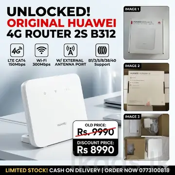 Unlocked Original Huawei 4G Router