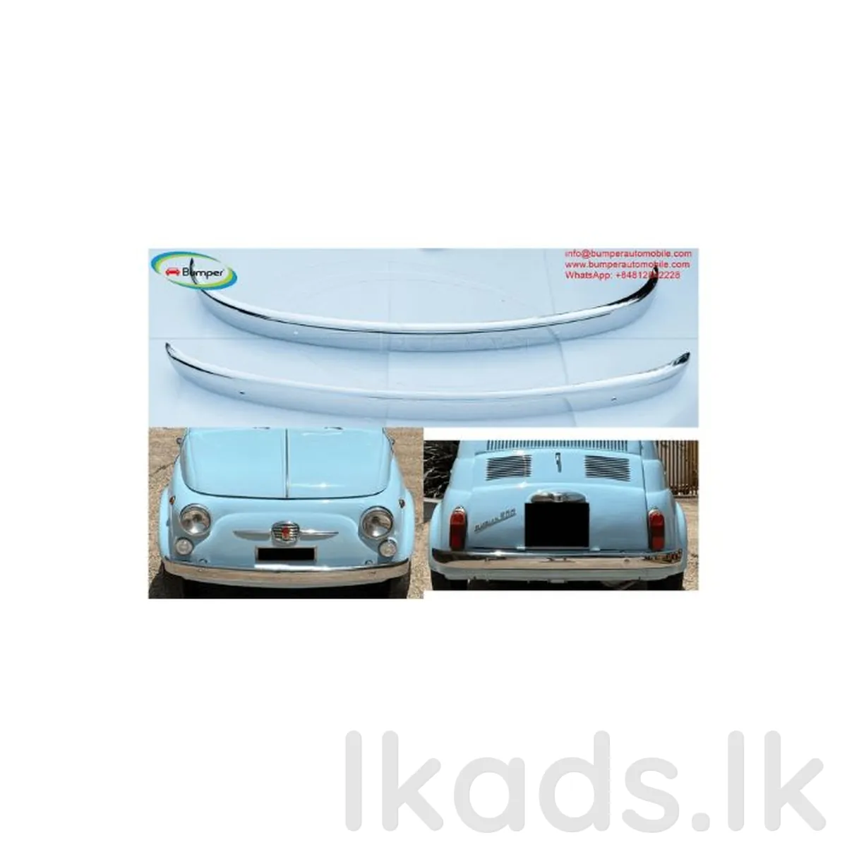 Fiat (1957-1975) Bumper Parts for Classic car photo 3