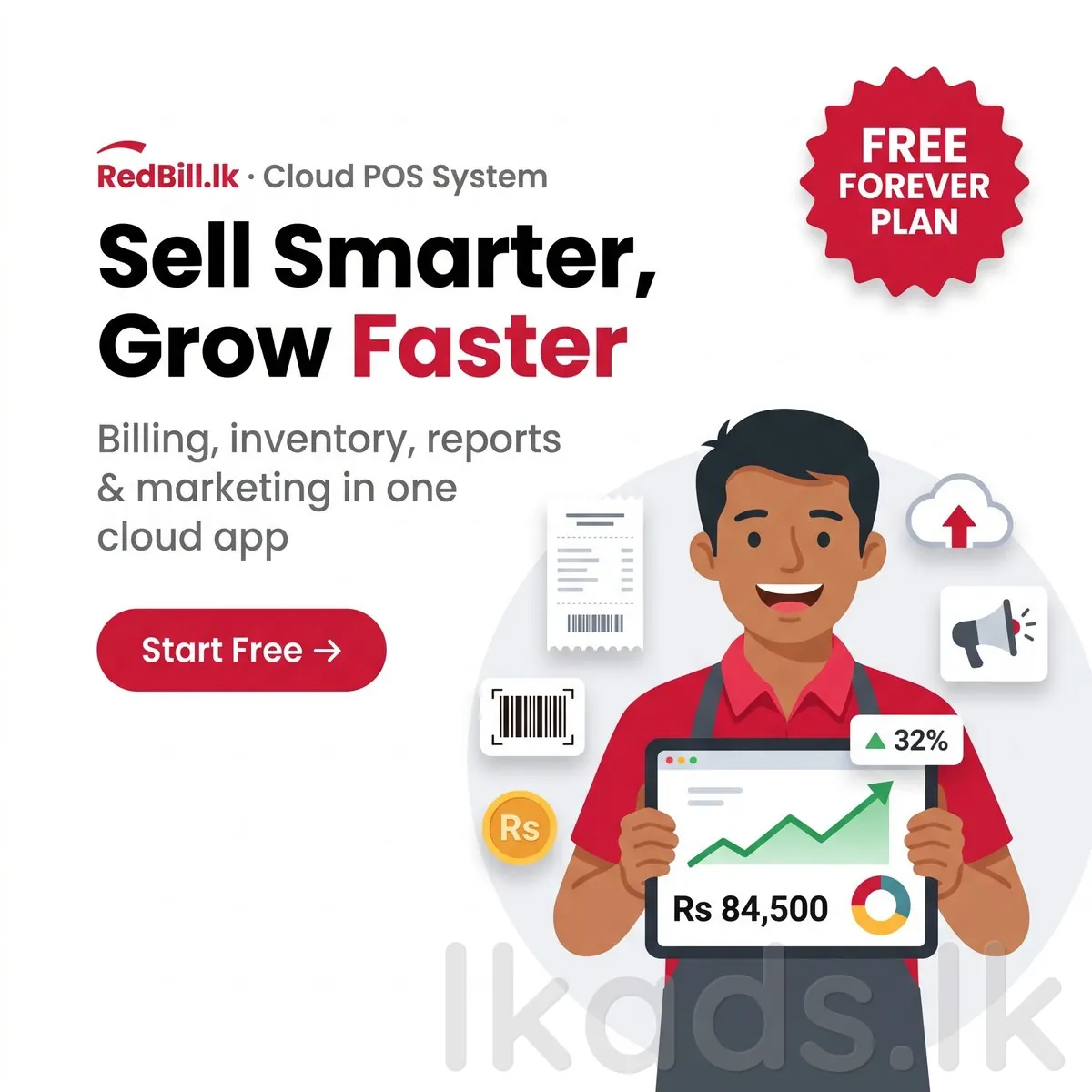 Restaurant & Cafe POS Billing System - Free Cloud Software in Colombo, Colombo