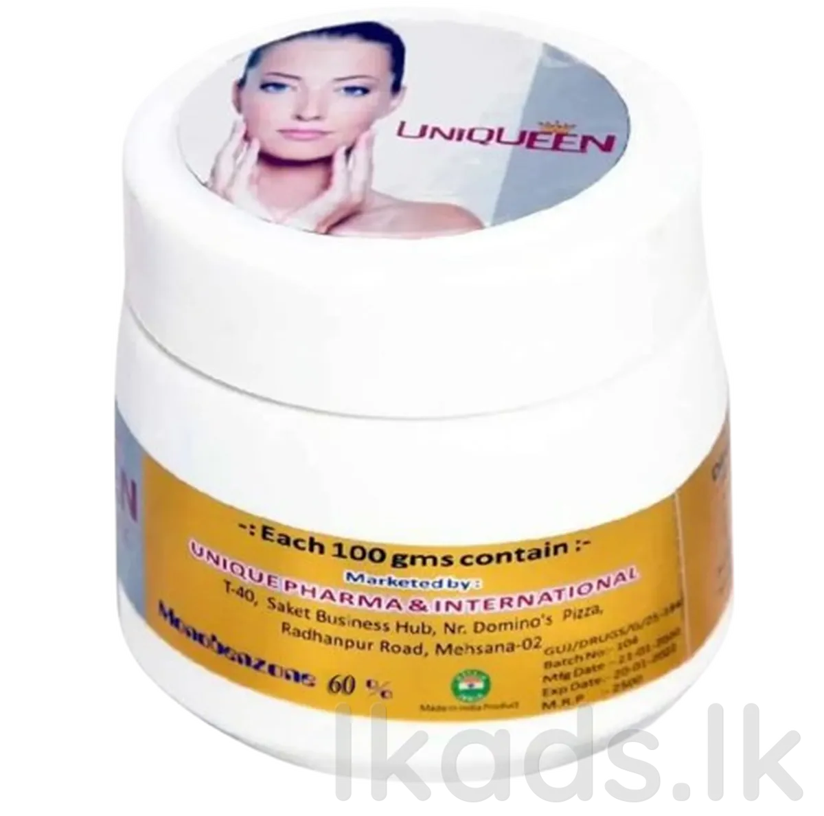 Uniqueen Skin Depigmentation Cream Dubai – Monobenzone 60% Formula