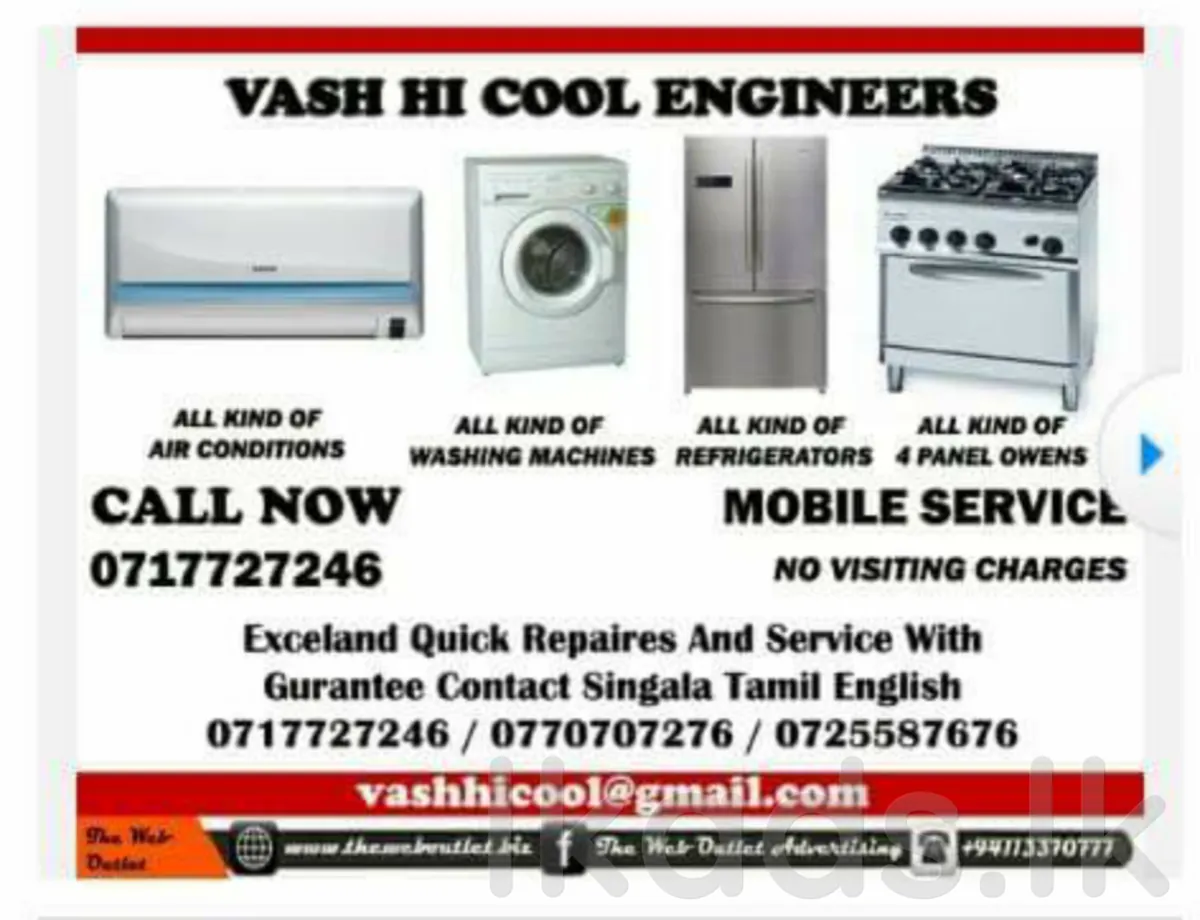 0717727246 washing machine and refrigerator repair in Colombo, Rajagiriya