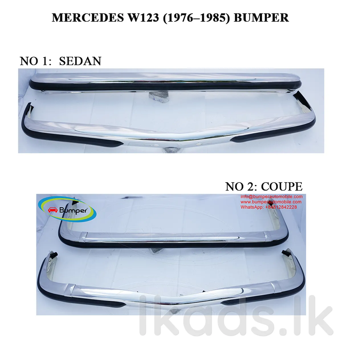 Mercedes W123 Coupe/Sedan Year (1976–1985)