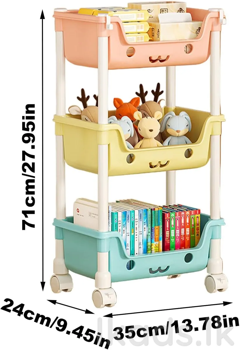 3 LAYER KIDS STORAGE RACK photo 6