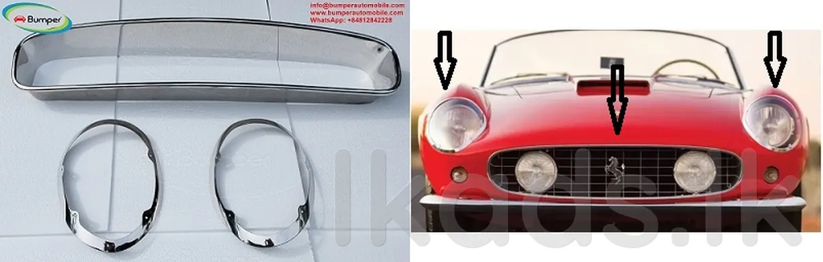 Combo Ferrari 250 GT SWB California Spyder classic car photo 2