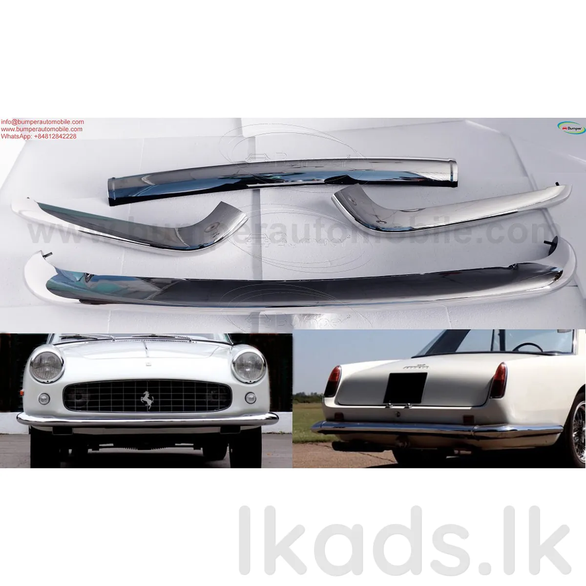 Ferrari 250 GT Coupé Cabriolet Pininfarina S2 (1956 to 1964) bumper and grill frame classic car photo 3