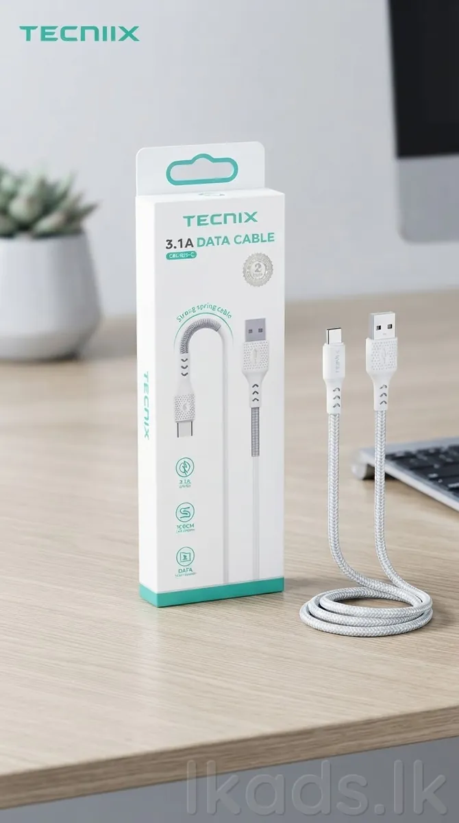 TECHNIX USB Type-C Data Cable | Model CBL-829-C in Ratnapura, Balangoda