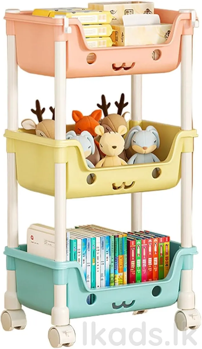 3 LAYER KIDS STORAGE RACK photo 2