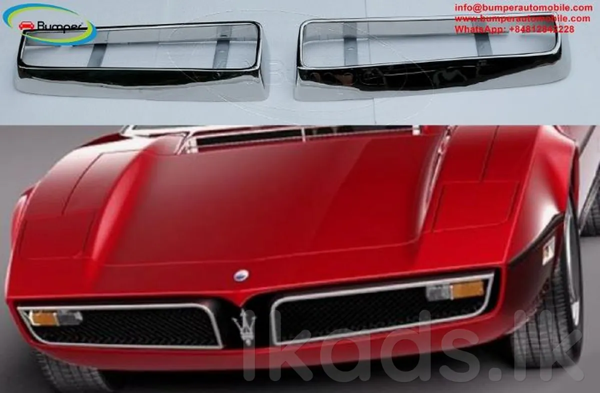 Maserati bumper and grill classic car photo 4