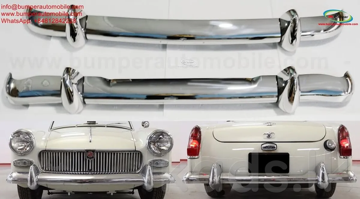 MGA / MGB /MGB GT Split / MG Midget Bumper photo 6