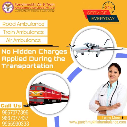 Choose an Air Ambulance from Delhi with an Advanced Medical Setup by Panchmukhi