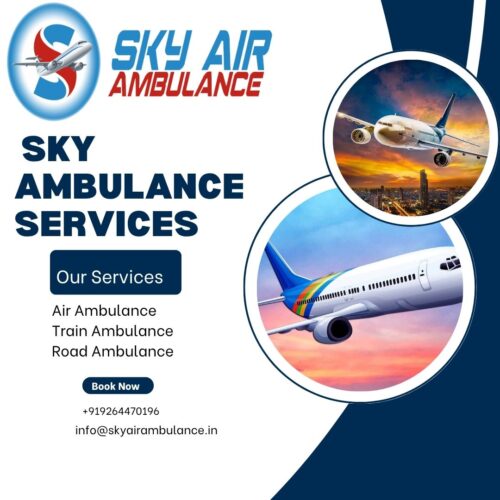 Best Air Ambulance Service in Gorakhpur: Sky Air Ambulance 24/7 Book.
