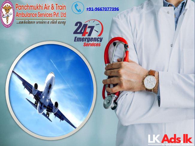 Now Avail of Highly Developed Panchmukhi Air Ambulance Raipur