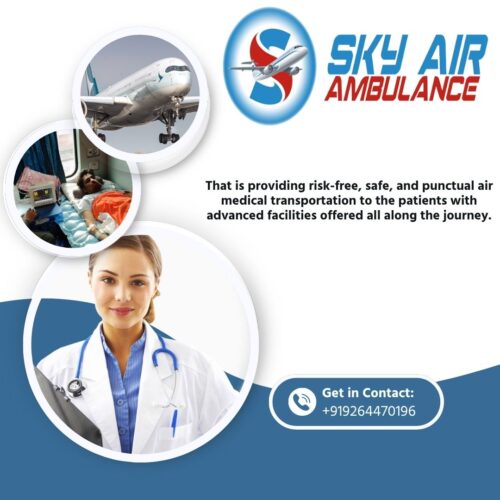Emergency Air Ambulance Service From Patna Book Now Sky Air Ambulance.