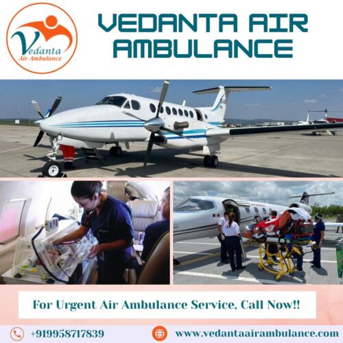 Advanced Air Ambulance for the Quickest Patient Transfer from Mumbai via Vedanta