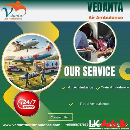 Pick Vedanta Air Ambulance Service in Ranchi with Fantastic Medical Service at Lowest-price